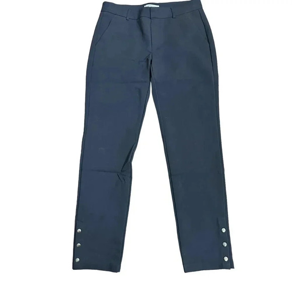 Anine‎ Bing Women's Blue Straight Leg Cropped Casual Pants Size Small - Picture 1 of 11